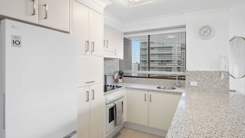 Appartamento, 2 camere da letto, balcone, vista oceano | Cucina privata