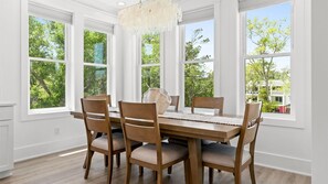 Dining - Beach Retreat with Private Pool and Decks (Oak Island)