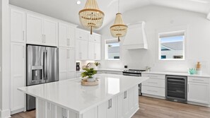 Private kitchen - 6BR Beach Retreat w/ Private Pool & Decks (Oak Island)