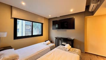 Standard Double Room, City View | In-room safe, desk, blackout drapes, free WiFi