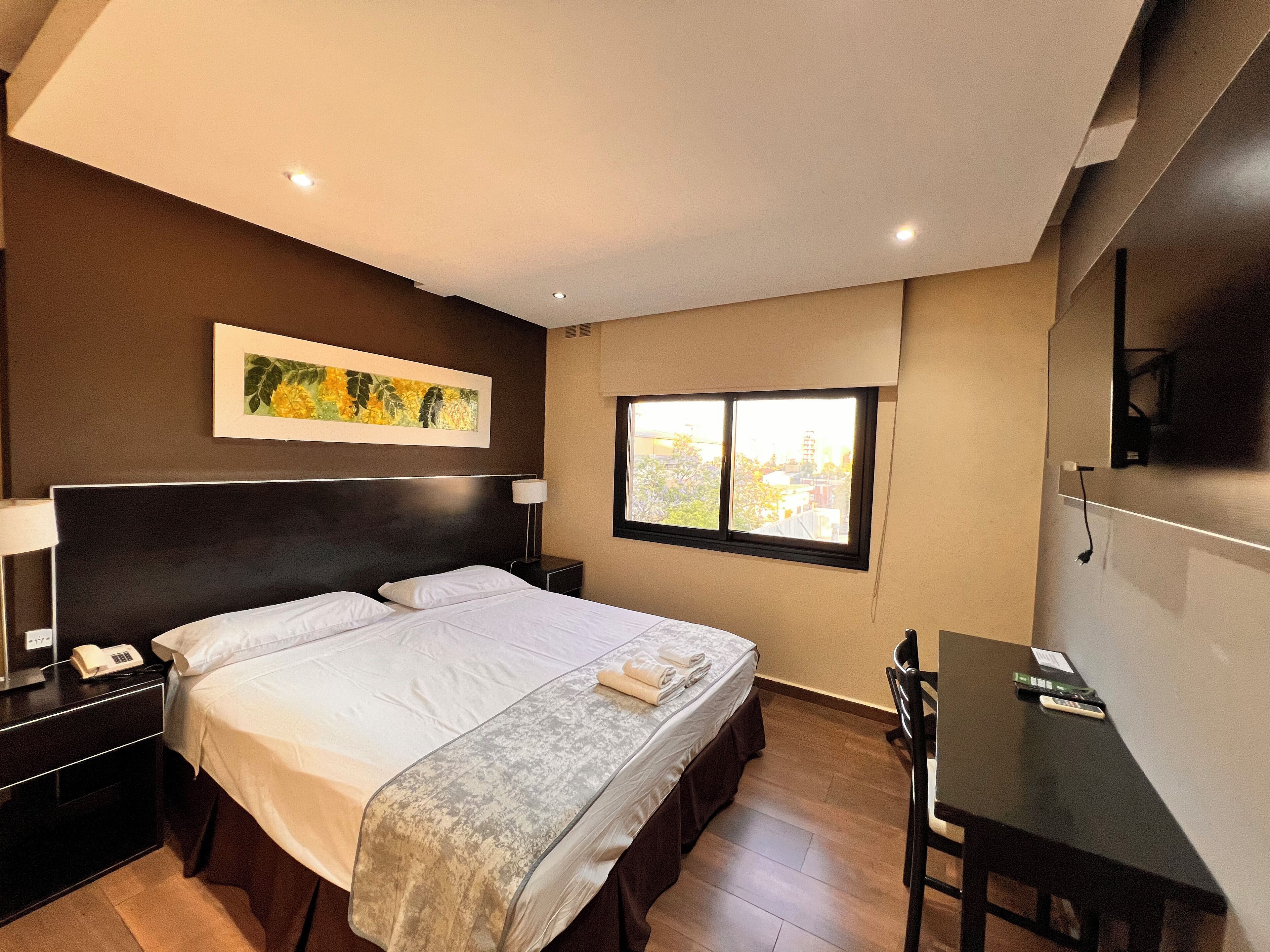 Standard Double Room, City View | In-room safe, desk, blackout drapes, free WiFi