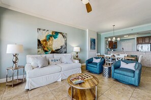 TV, DVD player, stereo, offices - Exclusive beachfront condo w/ pool access (Miramar Beach)