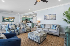 TV, DVD player - Beachfront Condo with Gulf Views & Pool Access (Miramar Beach)