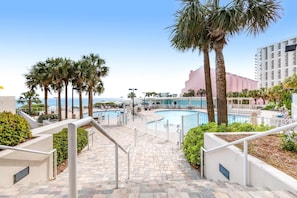 Pool - 2BR Gulf view condo with private balcony (Miramar Beach)