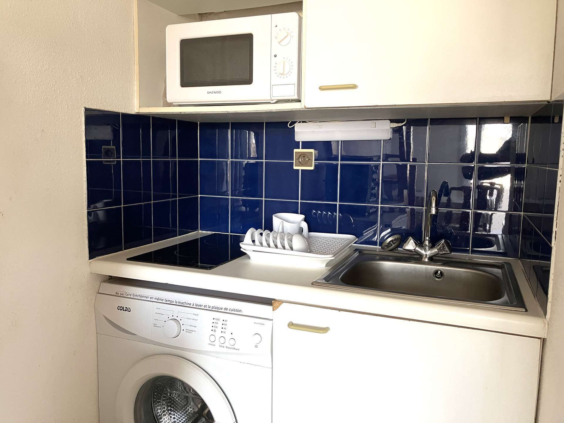 Fridge, microwave, oven, toaster