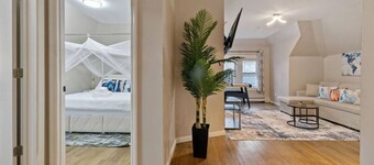 Cozy Winter 2 BR Near NYC Parking Wifi WFH