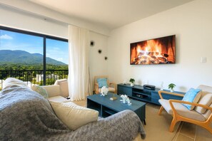 Living area - Elegant and Cozy 2BD Condo, Spectacular View, Walk to Beach Club (Puerto Plata)