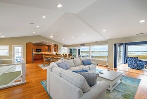 TV, fireplace, ping pong - 10 S. Shore Dr. Bethany! Waterfront home with panoramic views! (Bethany Beach)