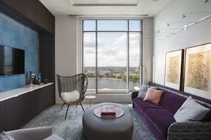 65-inch LED TV with cable channels, Hulu, books