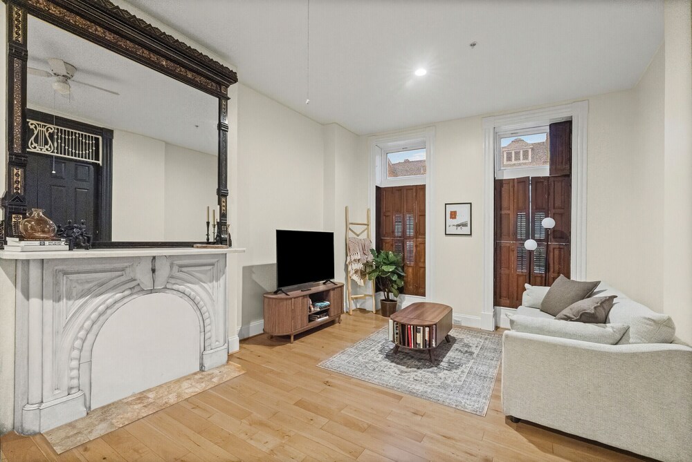 Image showcasing Charming Historic Brownstone in Friendly Walkable Neighborhood ...