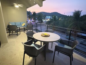 Outdoor dining - Huatulco Condo central location-Available March 14-April 1 (Huatulco Bays)