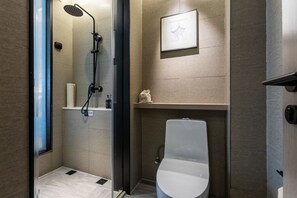Standard Double Room, City View | In-room safe, blackout curtains, soundproofing, free WiFi - Wanda Moments Heze (Heze)