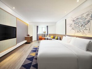 标准单人房, 城市景观 | 客房内保险箱、遮光窗帘、隔音、免费 WiFi