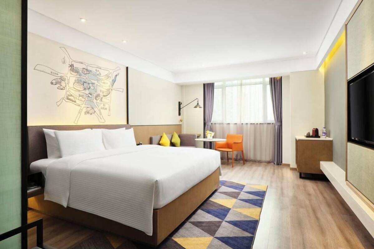 标准单人房, 城市景观 | 客房内保险箱、遮光窗帘、隔音、免费 WiFi