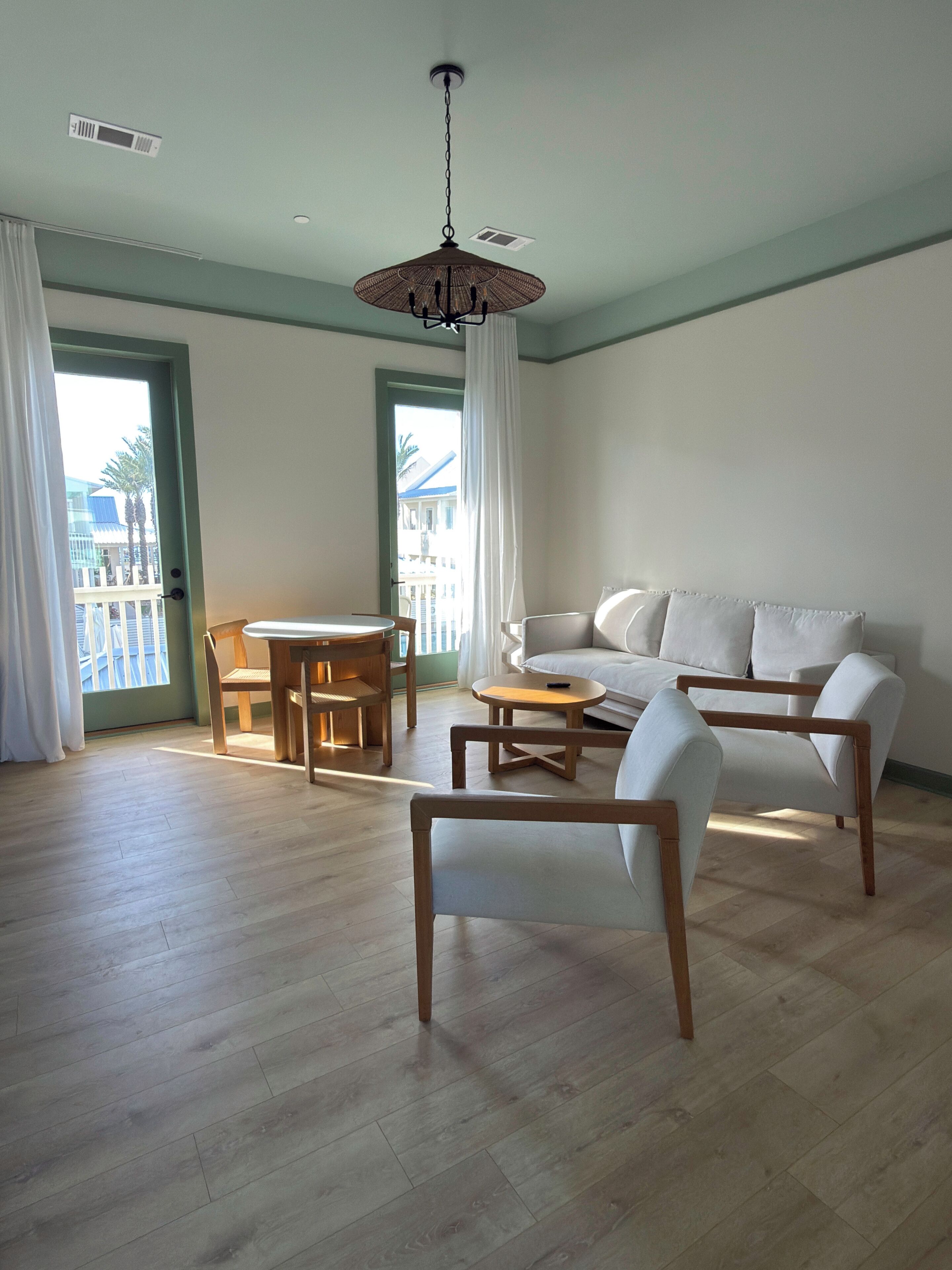 Penthouse, 2 Bedrooms | Living area | 65-inch Smart TV with digital channels