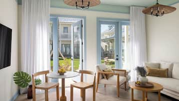 Suite, 1 chambre | Aire de séjour