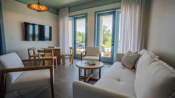 Suite, 2 chambres | Aire de séjour