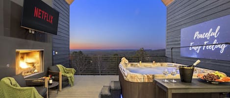 Bain à remous extérieur