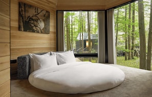 Chalet Khas, pemandangan bukit | Brankas, tirai kedap cahaya, tempat tidur bayi gratis, dan Wi-Fi gratis