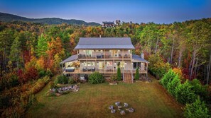 Exterior - Peaceful Horizons with Views, 2 Hot Tubs, Seclusion, Games! (Gatlinburg)