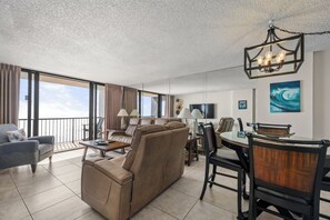 Smart TV - Beach Colony • Updated Oceanfront 2BR/2BA w/ Balcony, Pools, Lazy River, Fireplace & More (Myrtle Beach)