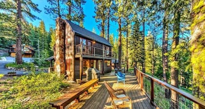 Creekside Old Tahoe style meets modern cozy Zen Den