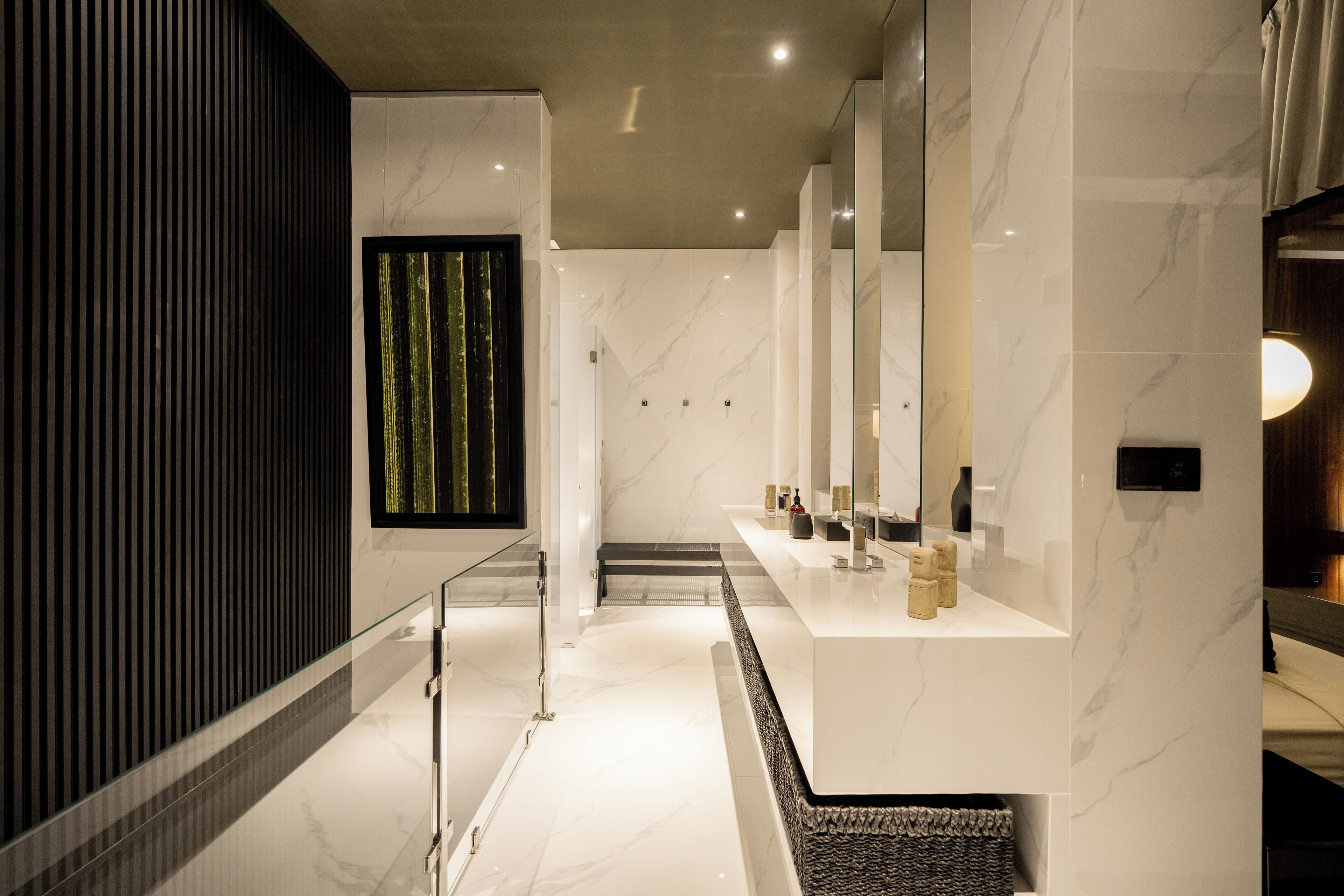 Deluxe Villa, 1 Bedroom, Balcony, Pool View | Bathroom | Shower, rainfall showerhead, hair dryer, towels