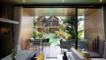 Deluxe Villa, 1 Bedroom, Balcony, Pool View | Balcony