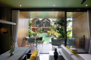 Deluxe Villa, 1 Bedroom, Balcony, Pool View | Balcony - Sunset Lagoon Rice Field Villa  (Ubud)