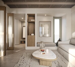 Hypo-allergenic bedding, minibar, in-room safe, blackout curtains - Parian Chronicle Hotel Paros, Destination by Hyatt (Paros)