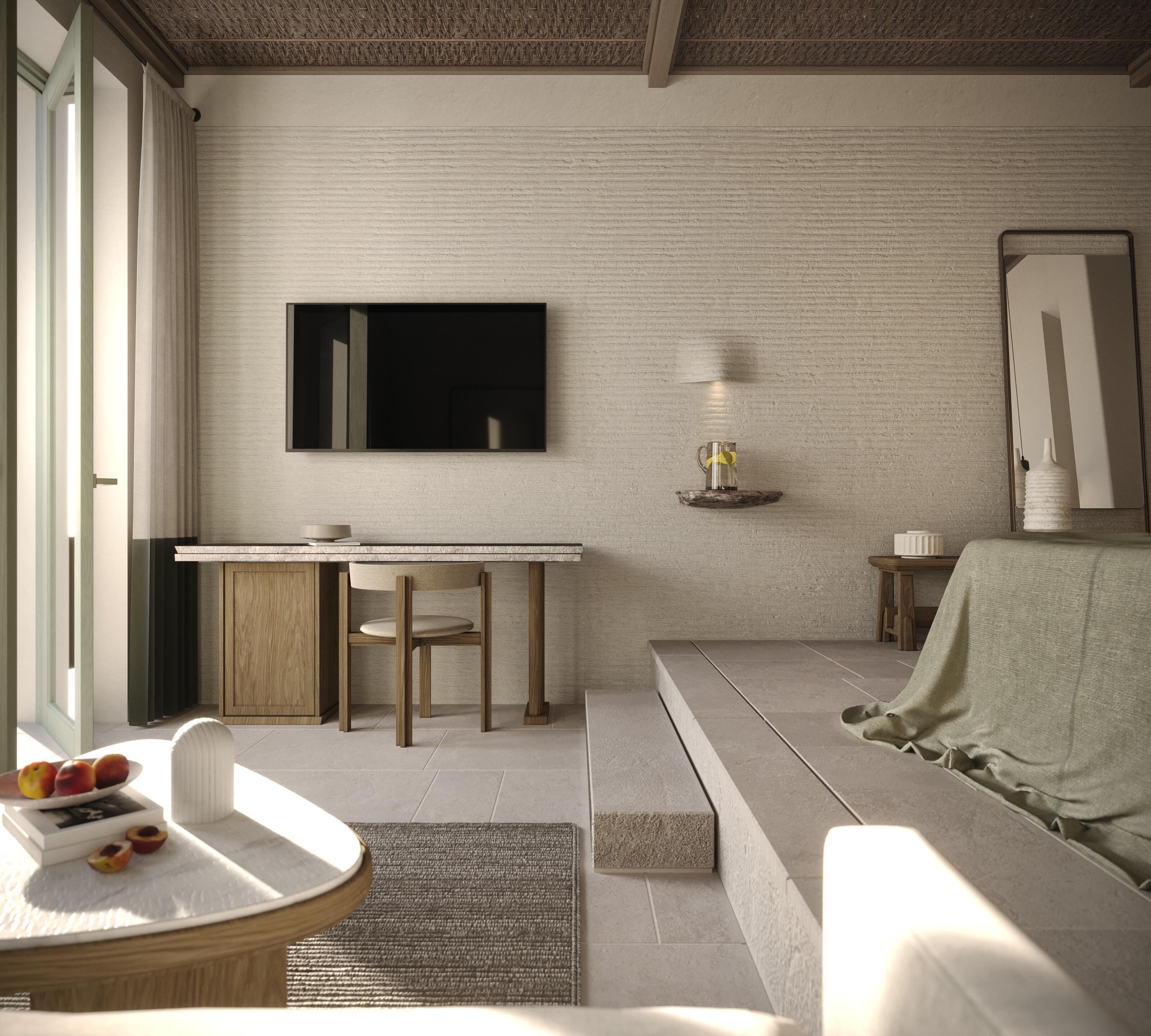 Suite junior, alberca privada | Minibar, caja de seguridad en la habitación y cortinas blackout 