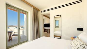 Ropa de cama hipoalergénica y minibar