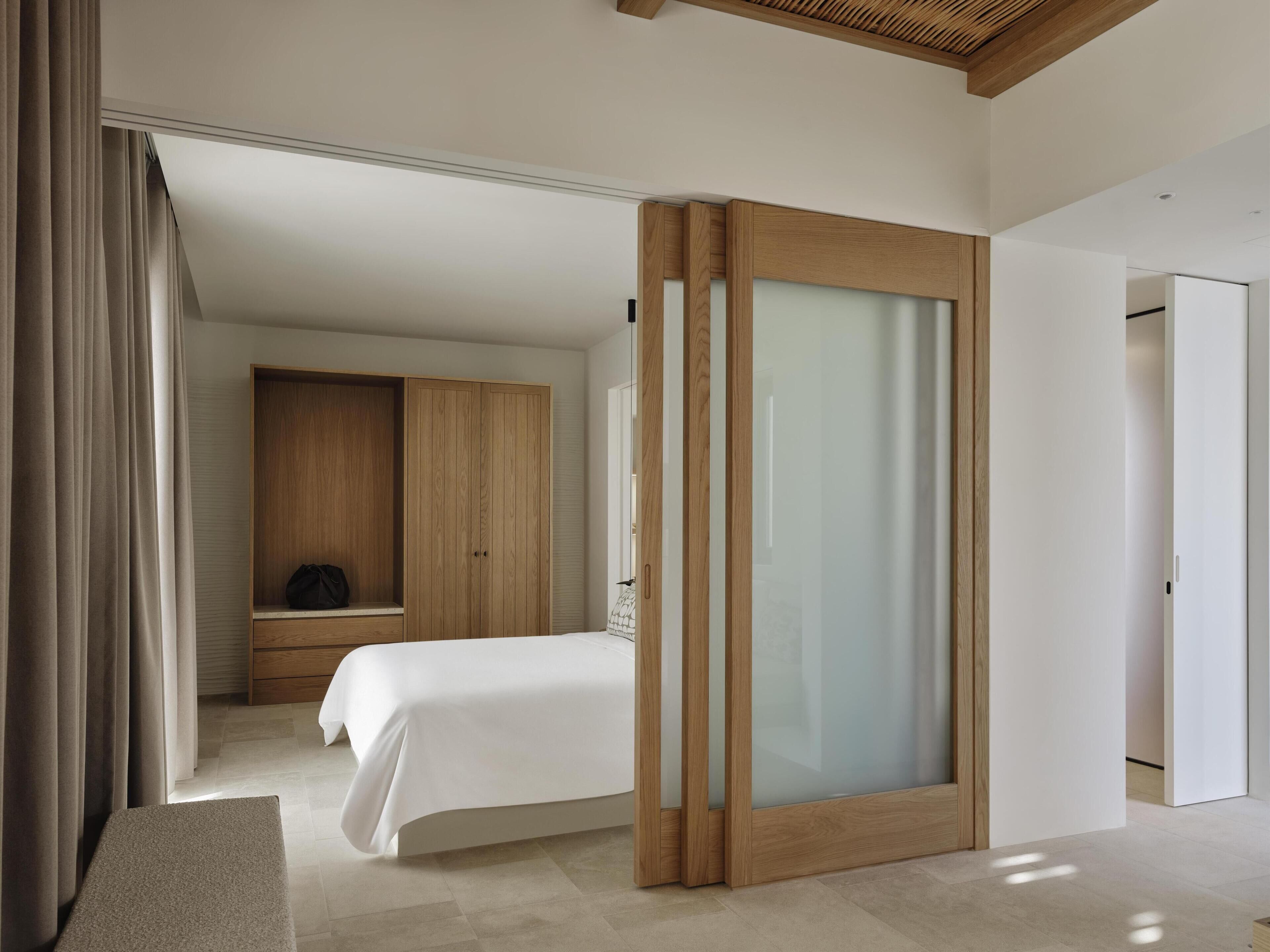 Suite Deluxe, 1 habitación, alberca privada | Ropa de cama hipoalergénica y minibar 