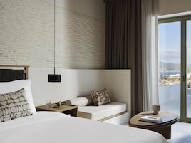 Ropa de cama hipoalergénica y minibar