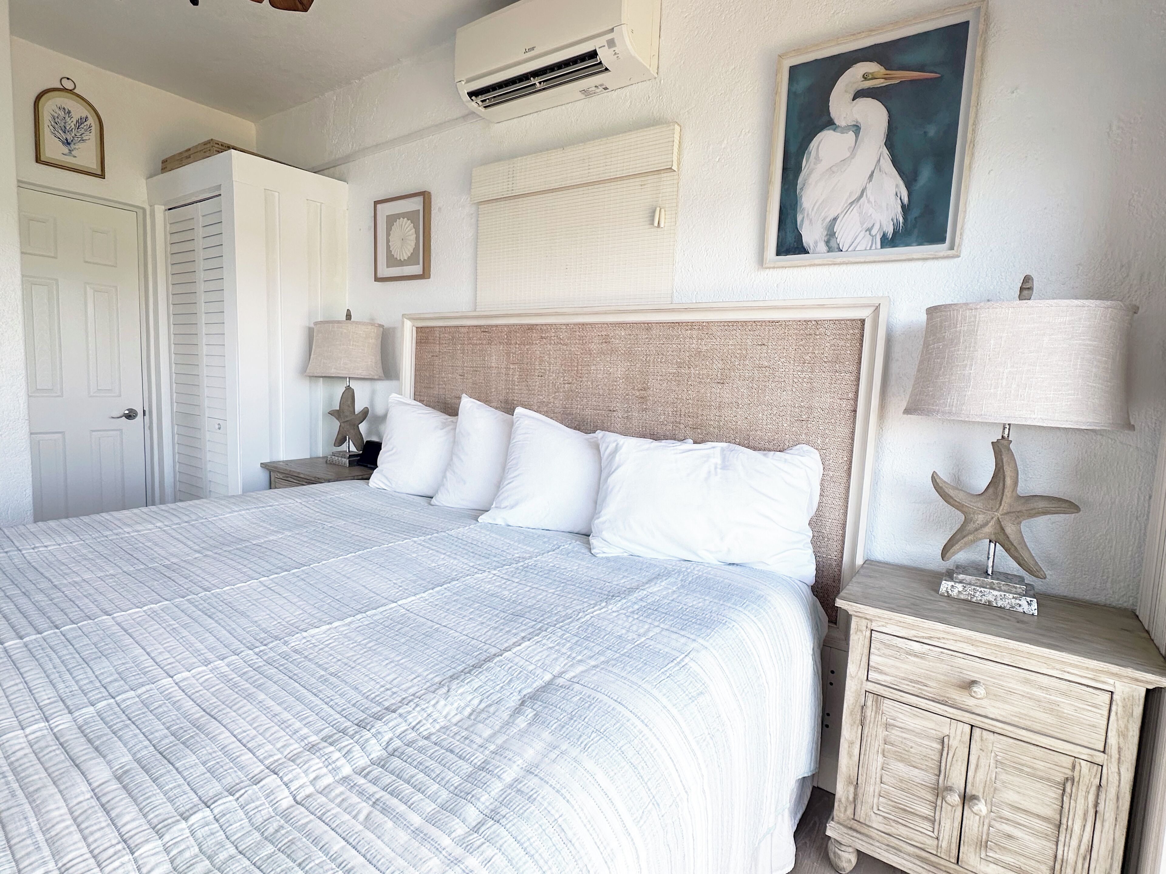 1 bedroom, iron/ironing board, internet, bed sheets