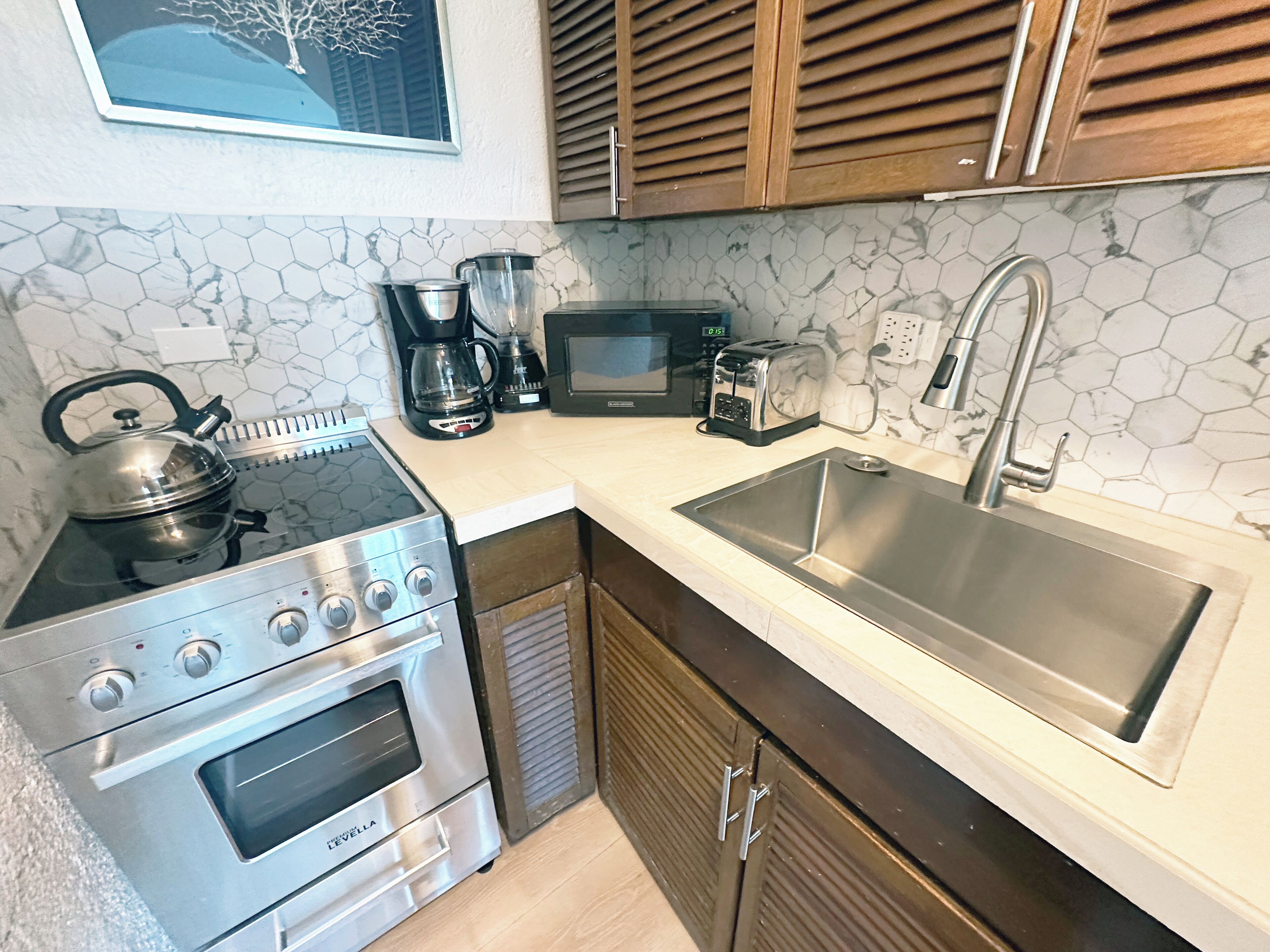 Microwave, oven, stovetop