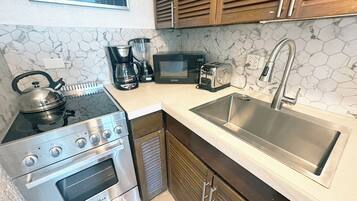 Microwave, oven, stovetop