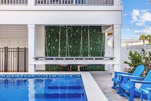 A heated pool - Brightside House | Fun-Filled 5BR w/ Heated Pool (North Myrtle Beach)