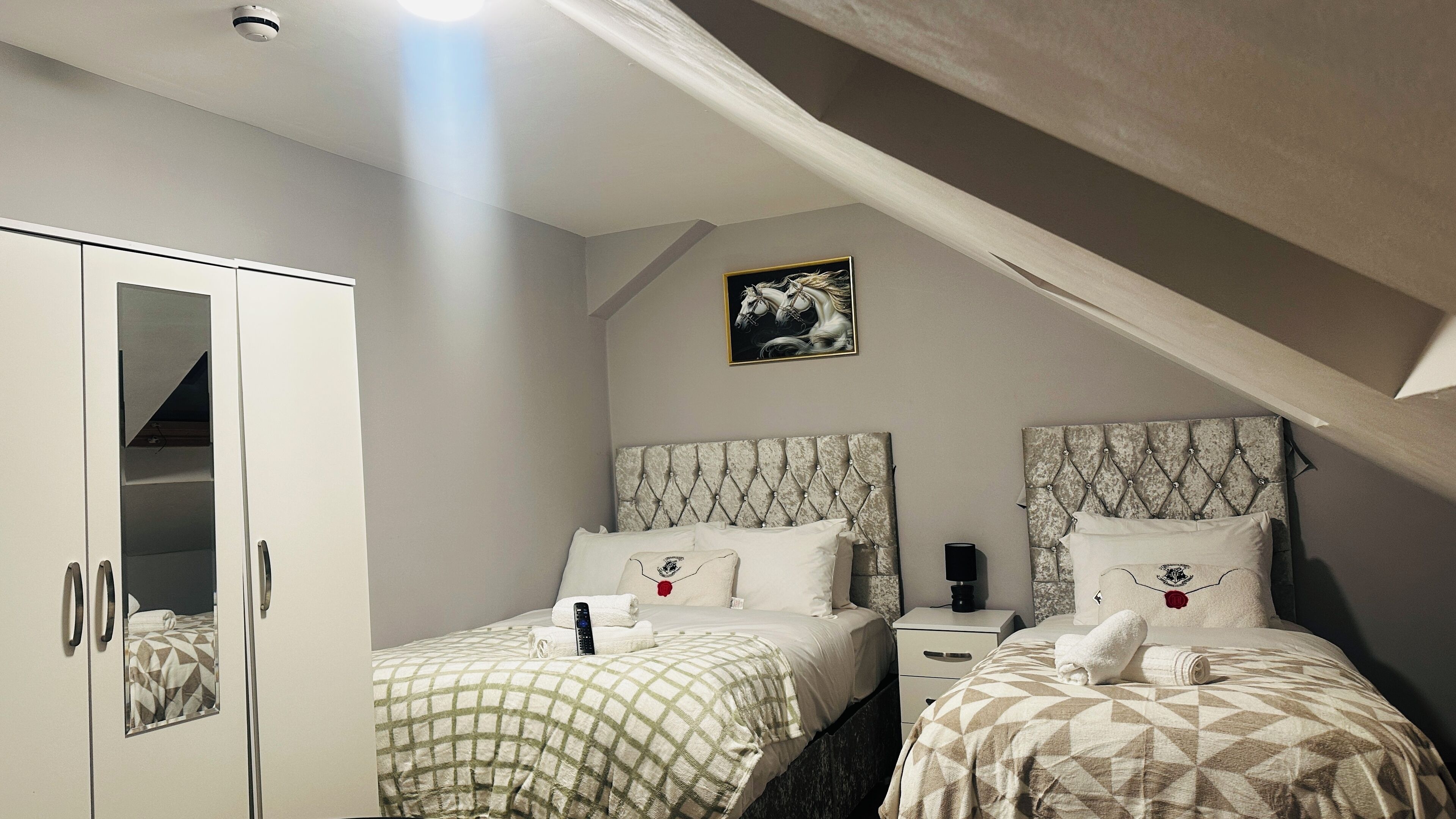 Family Triple Room | Individually furnished, desk, laptop workspace, iron/ironing board