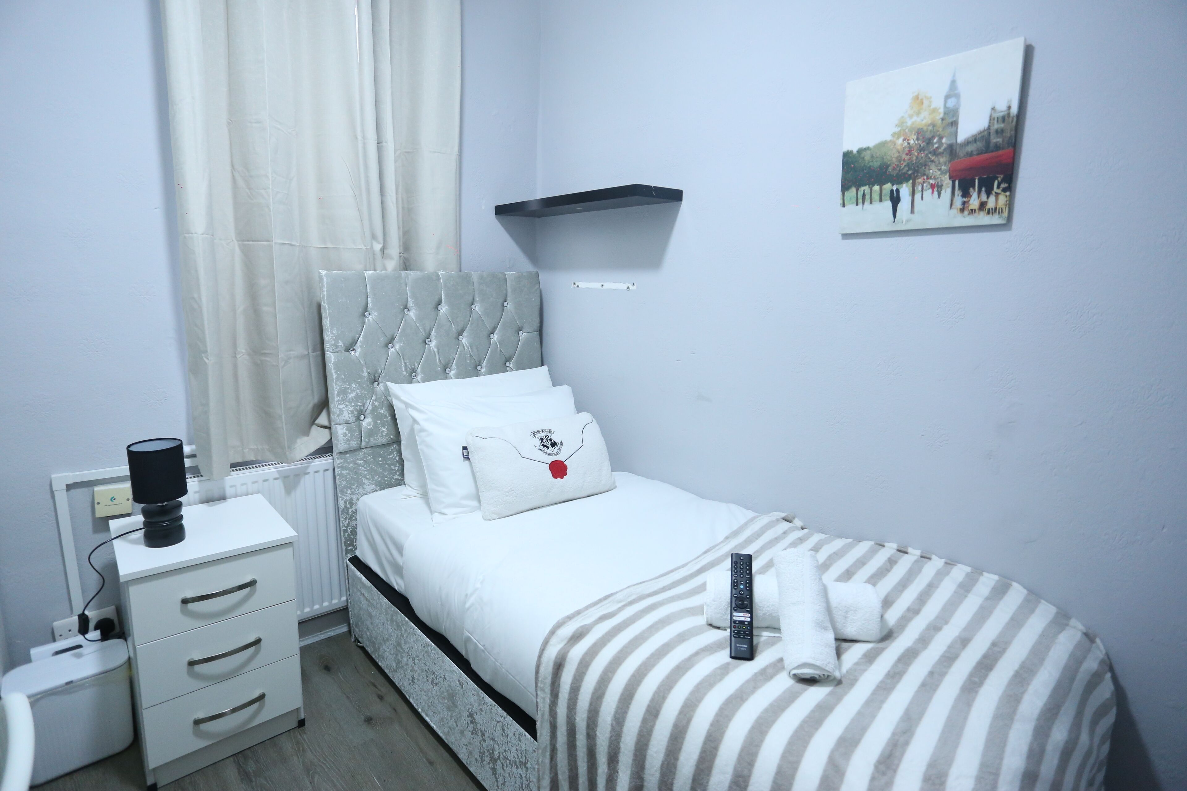 Deluxe Single Room, Non Smoking | Individually furnished, desk, laptop workspace, iron/ironing board