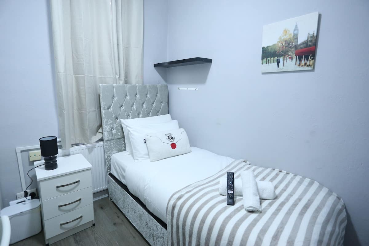 Deluxe Single Room, Non Smoking | Individually furnished, desk, laptop workspace, iron/ironing board