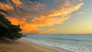 A beach with a clear sky and a sunset. - OLA Tangalle (Tangalle)