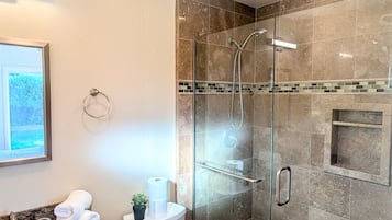Shower, towels