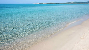 Beach umbrellas, beach towels