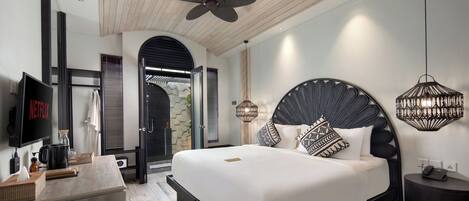 Quarto casal ou duplo luxo | Cofres nos quartos, ferros/tábuas de passar roupa, Wi-Fi de cortesia