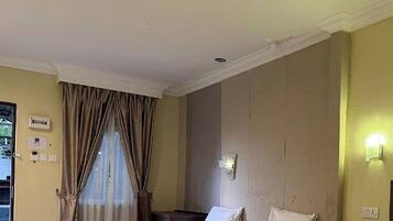 Desk, iron/ironing board, free WiFi, bed sheets