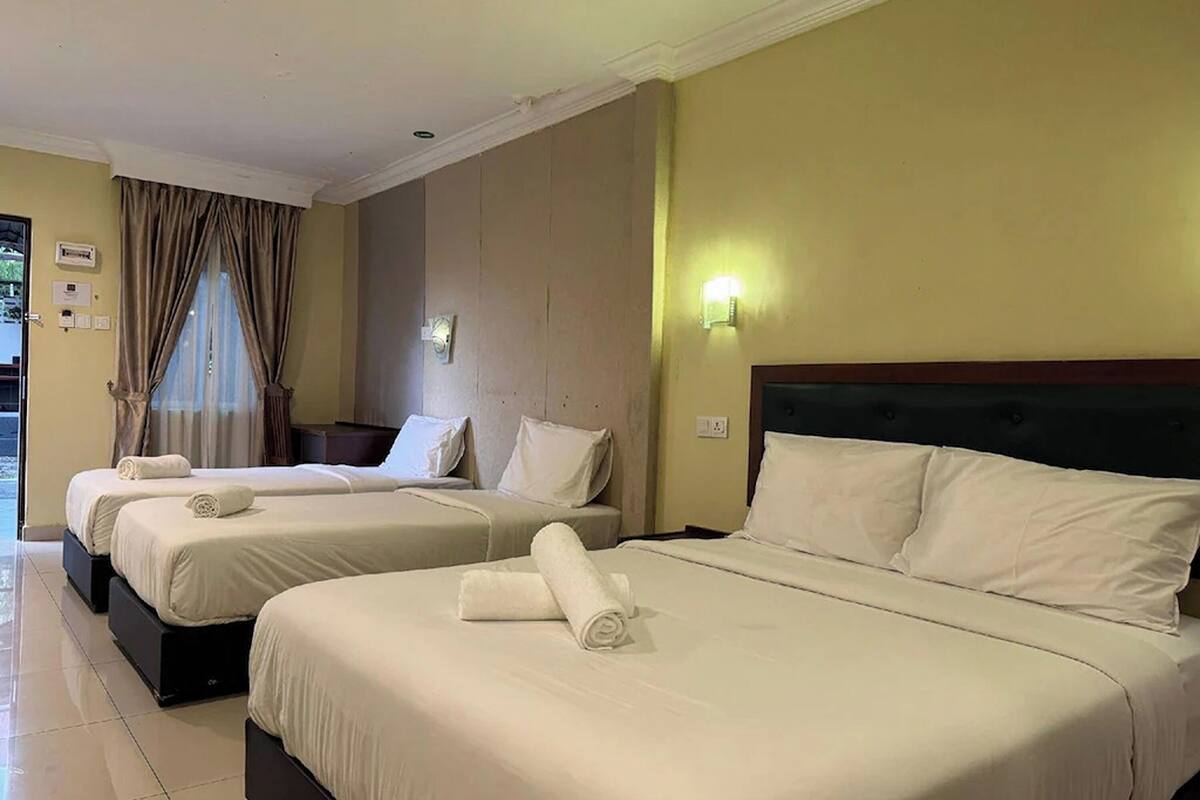 Desk, iron/ironing board, free WiFi, bed sheets