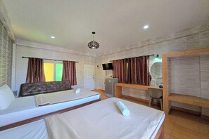 ห้องสแตนดาร์ดทวิน | โต๊ะทำงาน, Wi-Fi ฟรี, ผ้าปูที่นอน