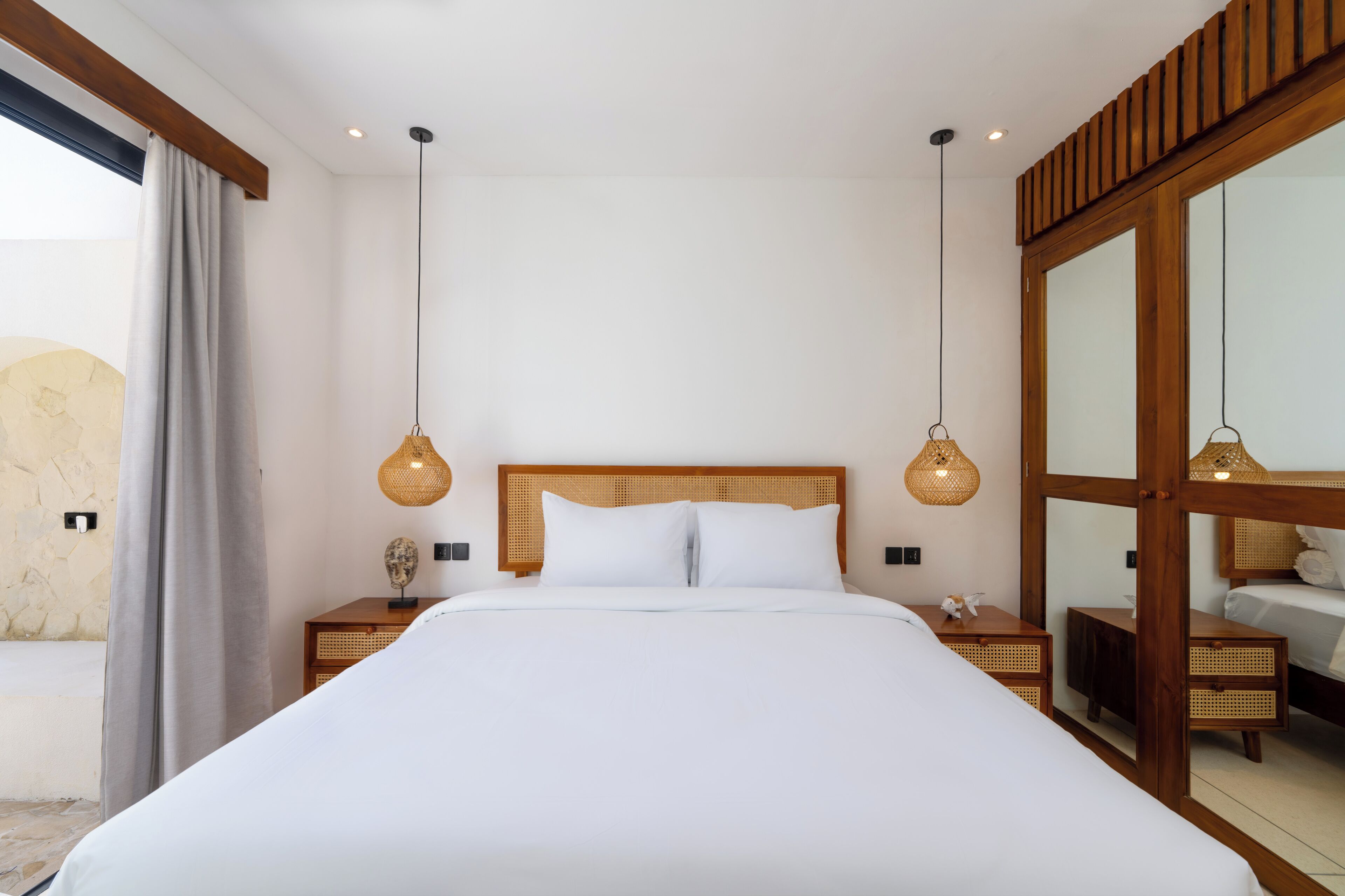 Villa, Küche, Poolblick | Zimmersafe, schallisolierte Zimmer, Bügeleisen/Bügelbrett