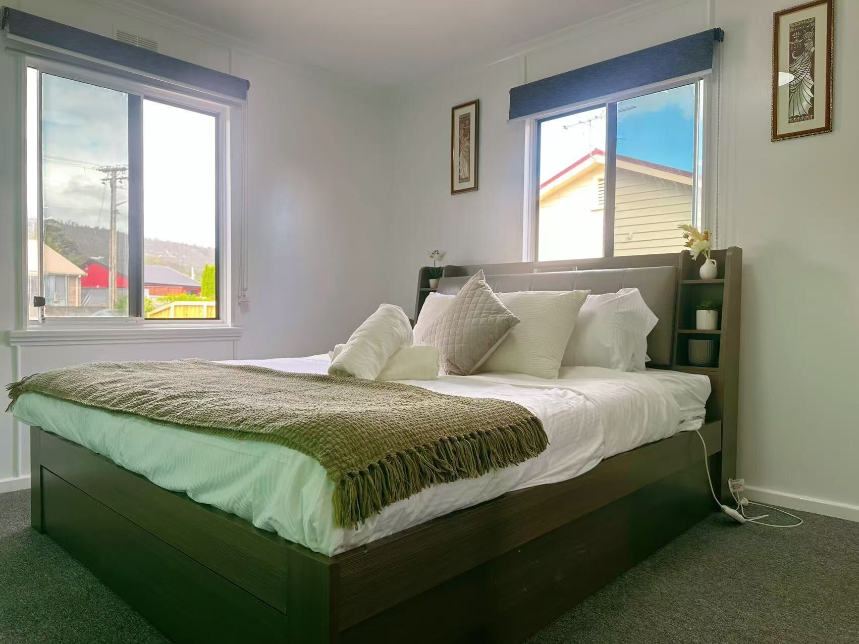 3 bedrooms, iron/ironing board, travel cot, WiFi